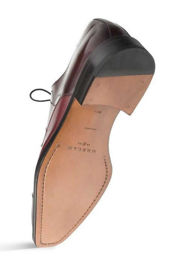 Mezlan Cap Toe Soka Burgundy Dress Shoes