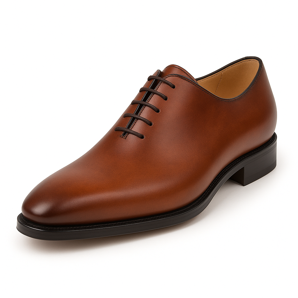 Mezlan Pamplona Calfskin Dress Shoe in Cognac