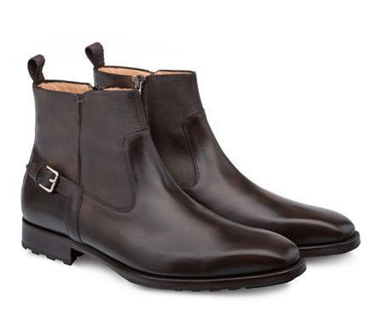 Mezlan Chelsea Boot in Tobacco Brown Italian Calfskin