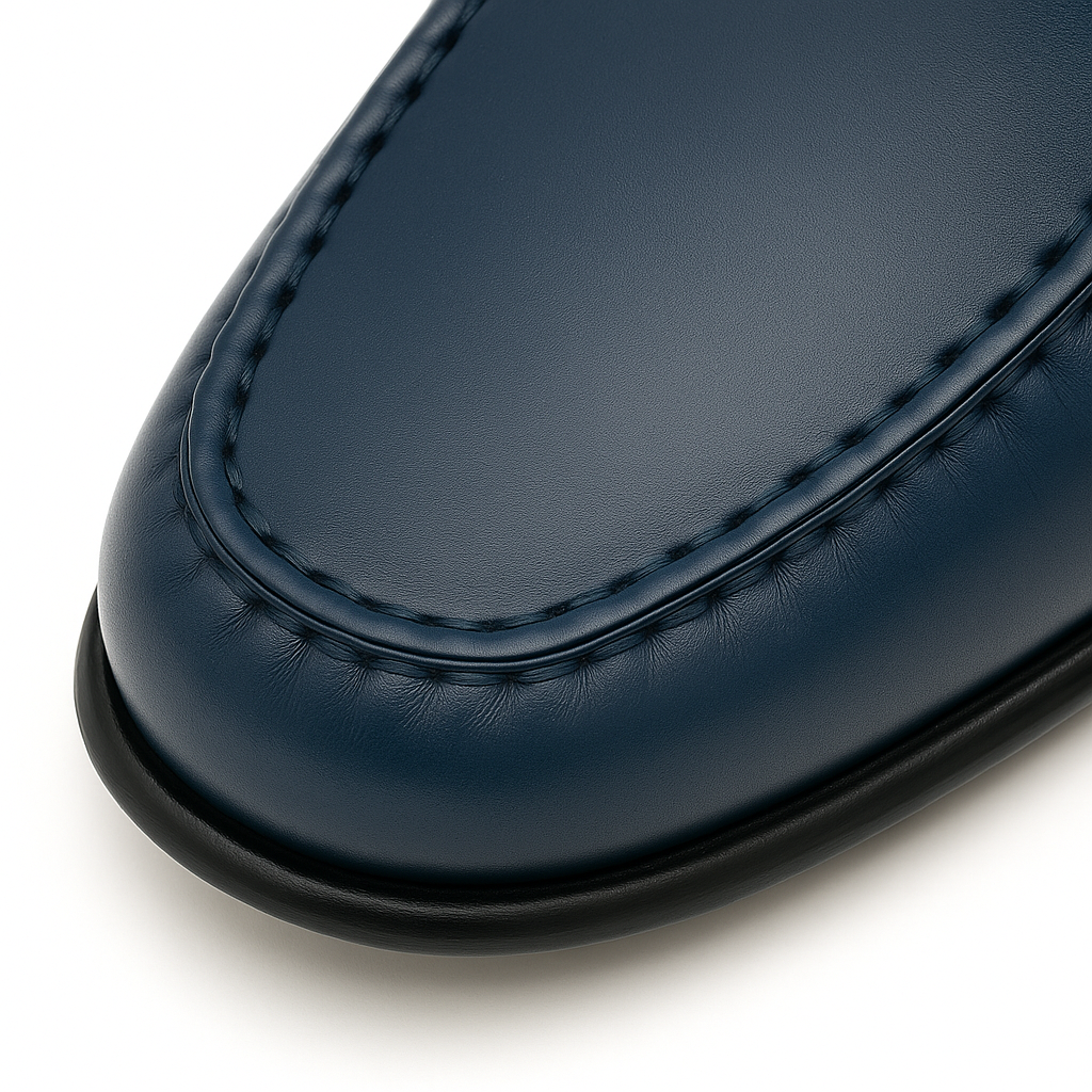 Mens Mezlan Brussels Calfskin Loafer with Metal Bit