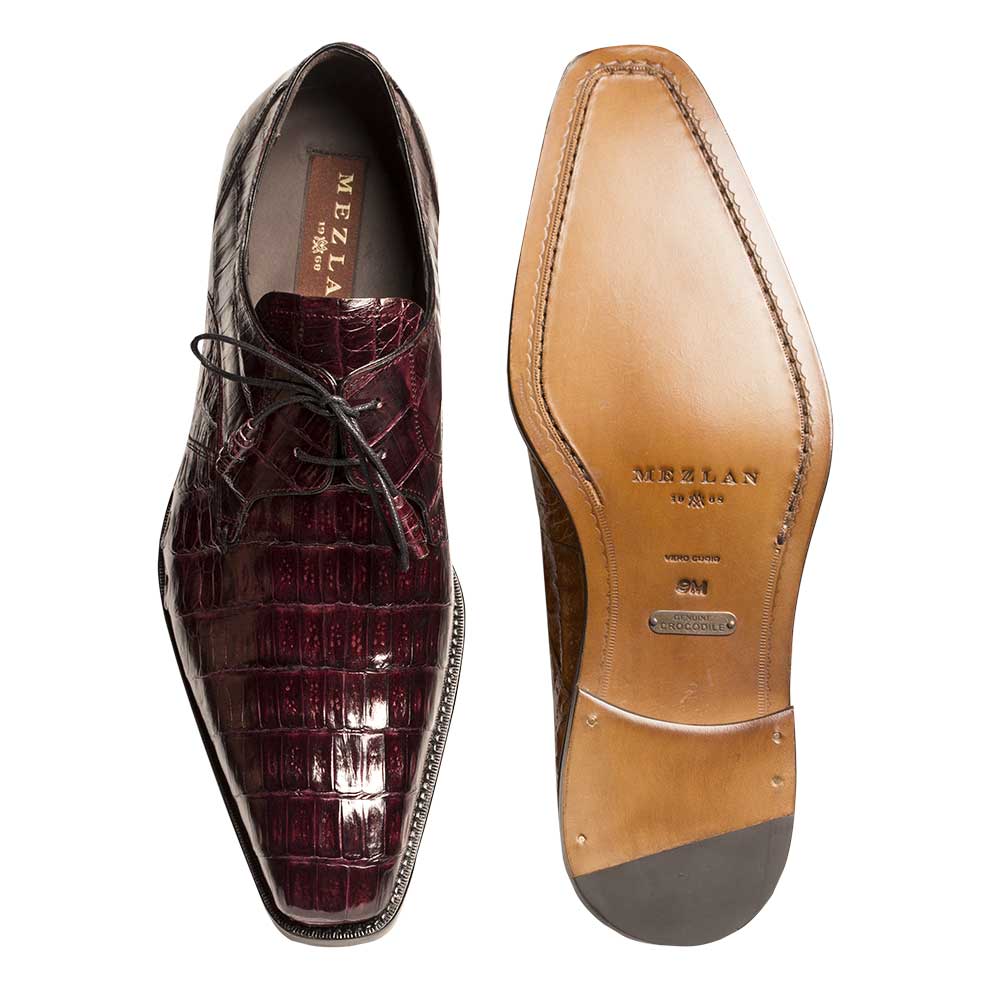 Mezlan Anderson Caiman Crocodile Dress Shoe