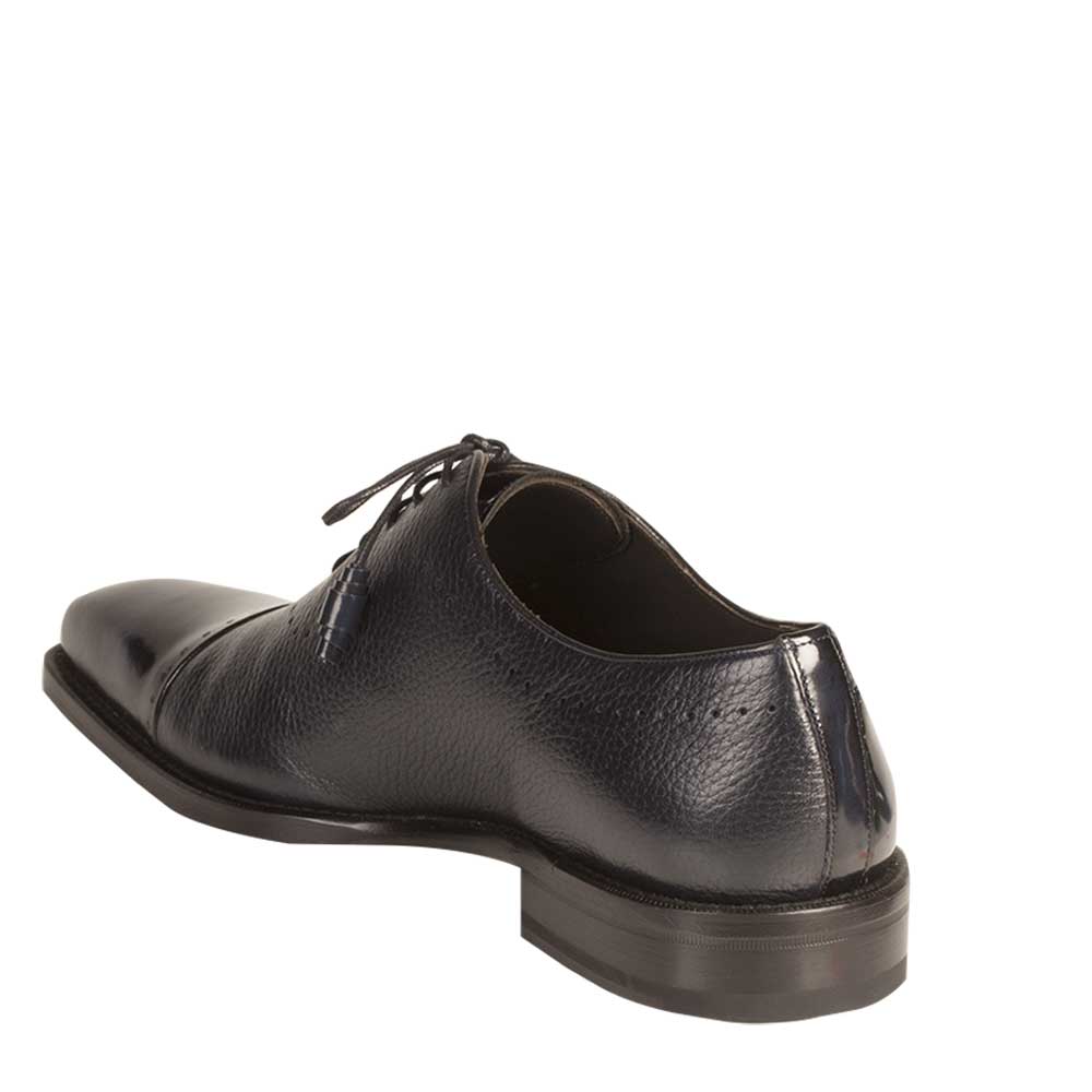 Mezlan Navy Calfskin Oxford Dress Shoe