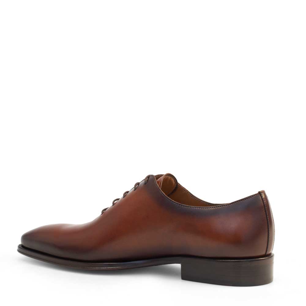 Mezlan Calfskin Dress Shoe in Cognac