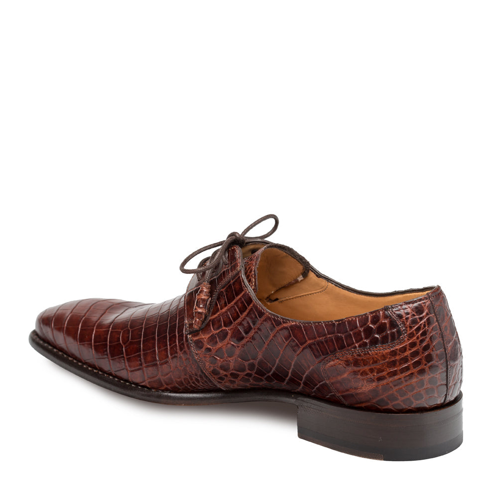 Mezlan Moscow Brown Alligator Dress Shoe