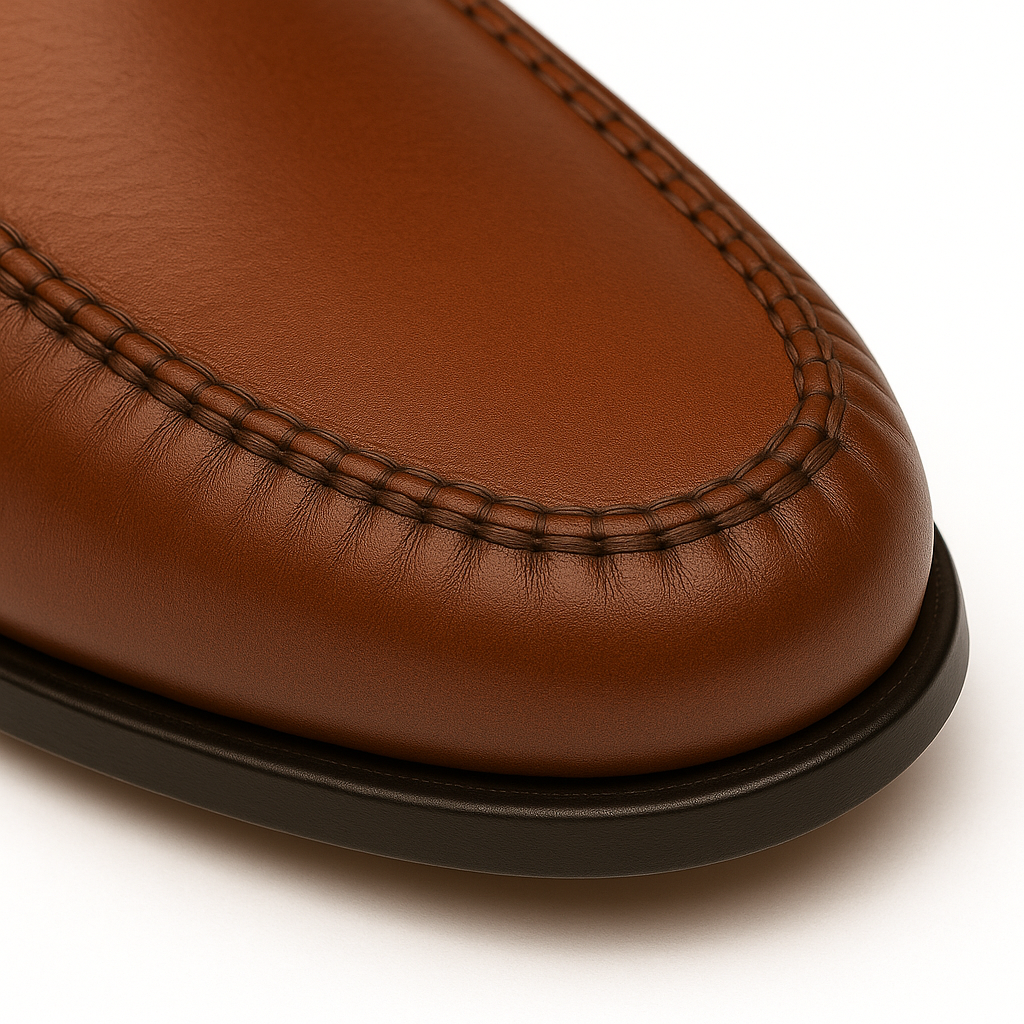 Mens Mezlan Brussels Calfskin Loafer with Metal Bit