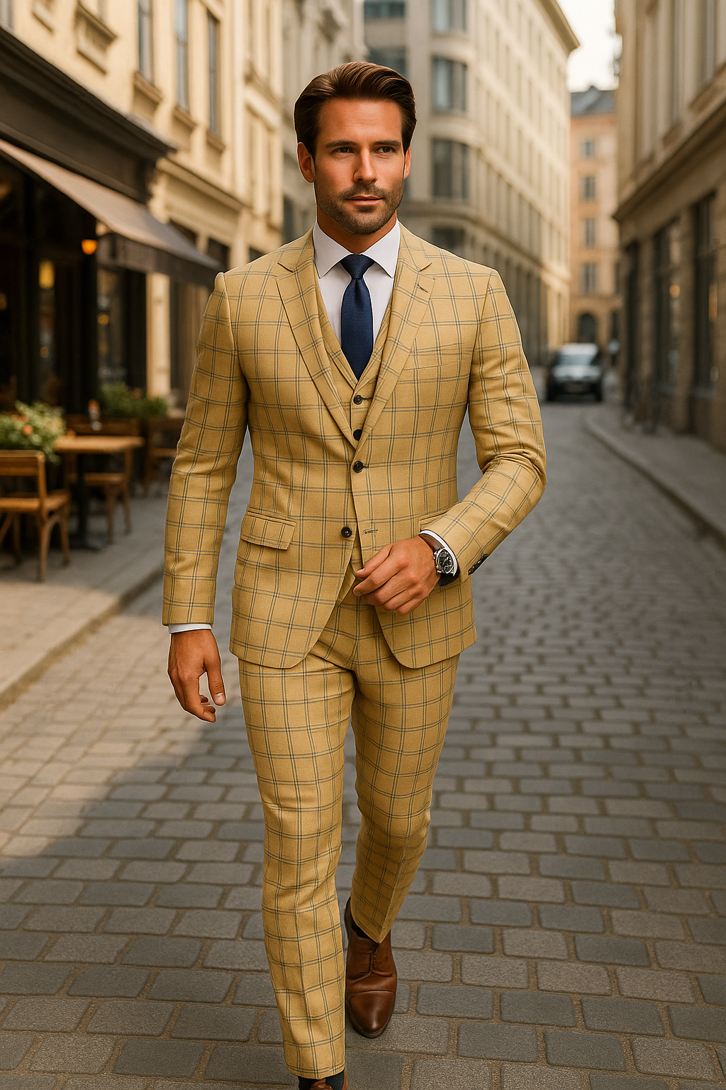 Italian Made 3 Piece Wool Business Suit