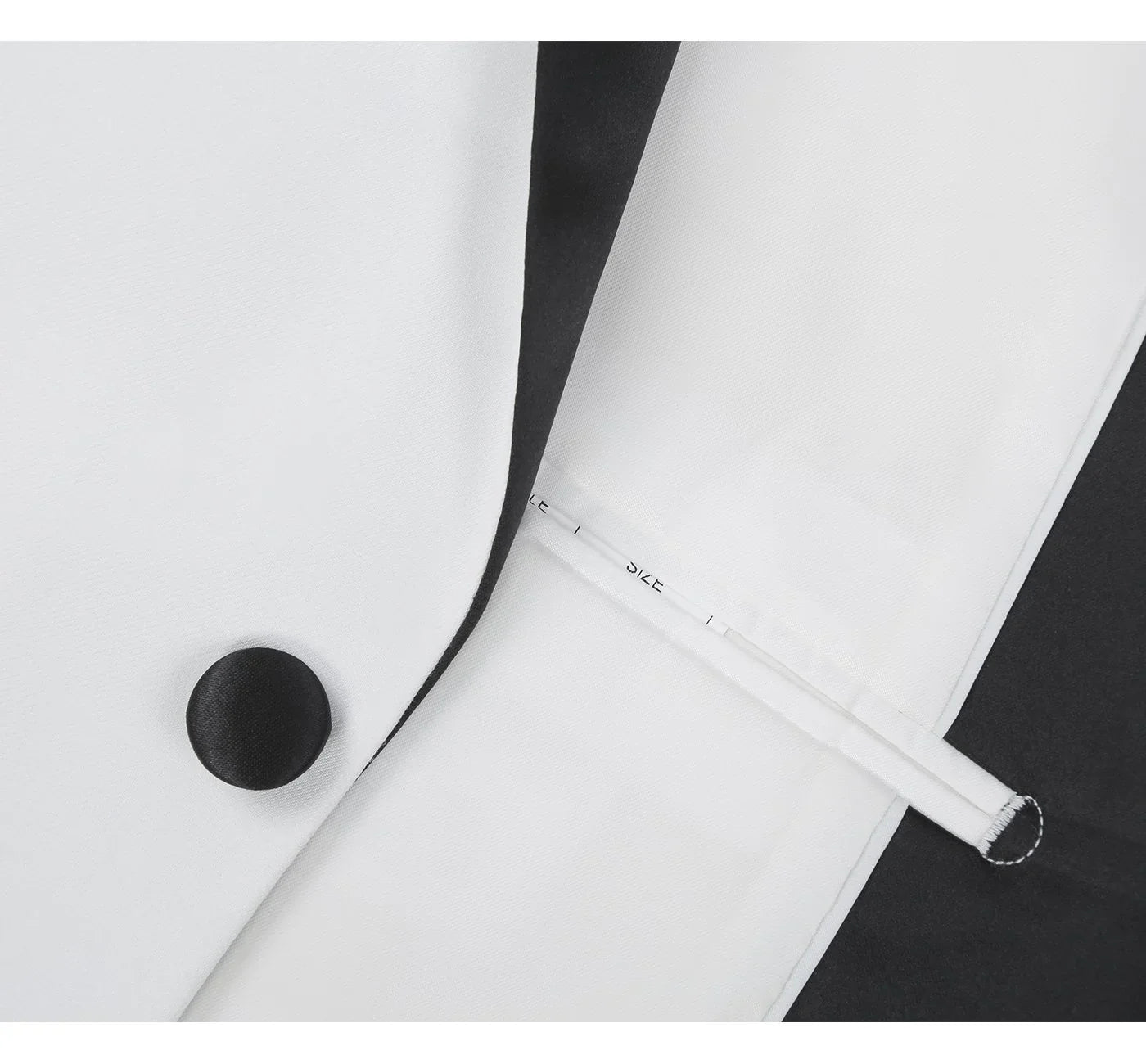 Men's Slim Fit 2-Piece Off-White Shawl Lapel Tuxedo Suit