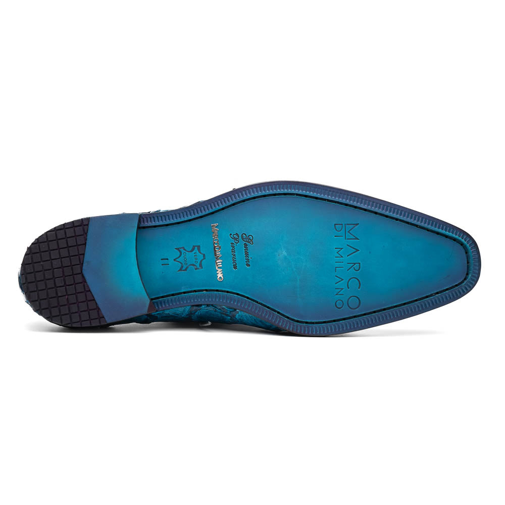 Marco Di Milano Olivieri Pirarucu Dress Oxfords Blue
