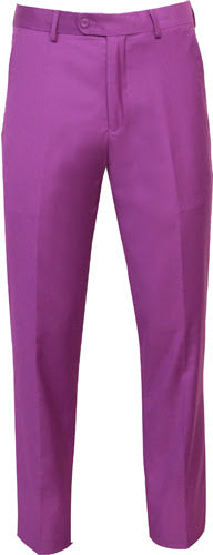 Slim Fit Light Purple Dress Pants for Men
