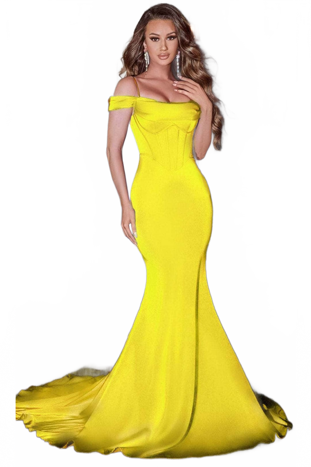 Portia and Scarlett PS23189 - long-Mermaid Prom Dress with Bustier Top