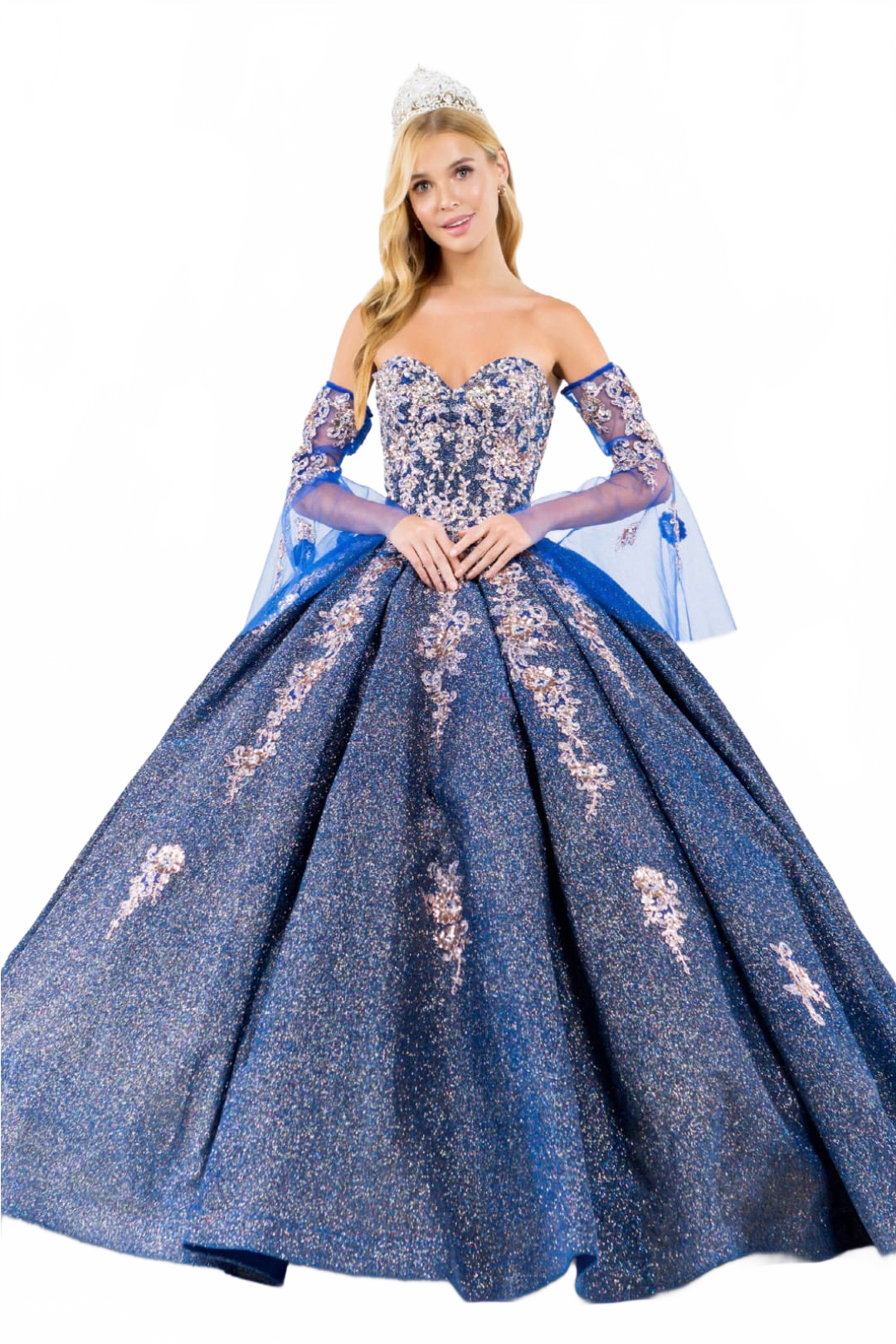 Royal Blue Quinceanera Dress by Elizabeth K GL1912