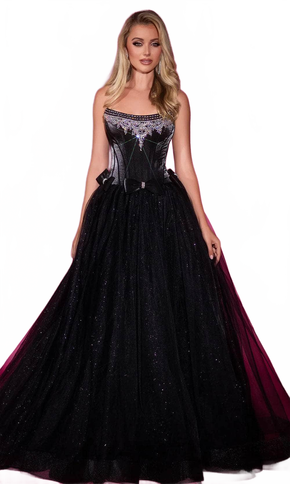 Portia and Scarlett PS25336 - Crystal Beaded Ballgown