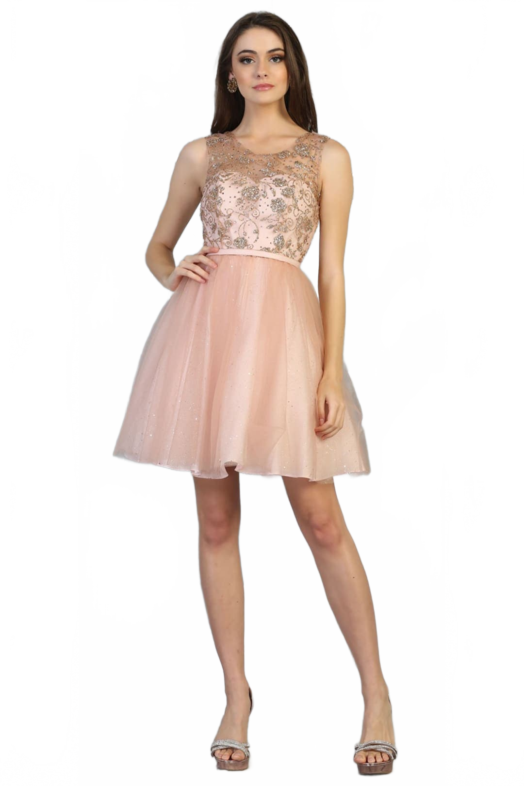 Dama Dresses for Quinceanera in Blush Style MQ1803 Quince Outfit