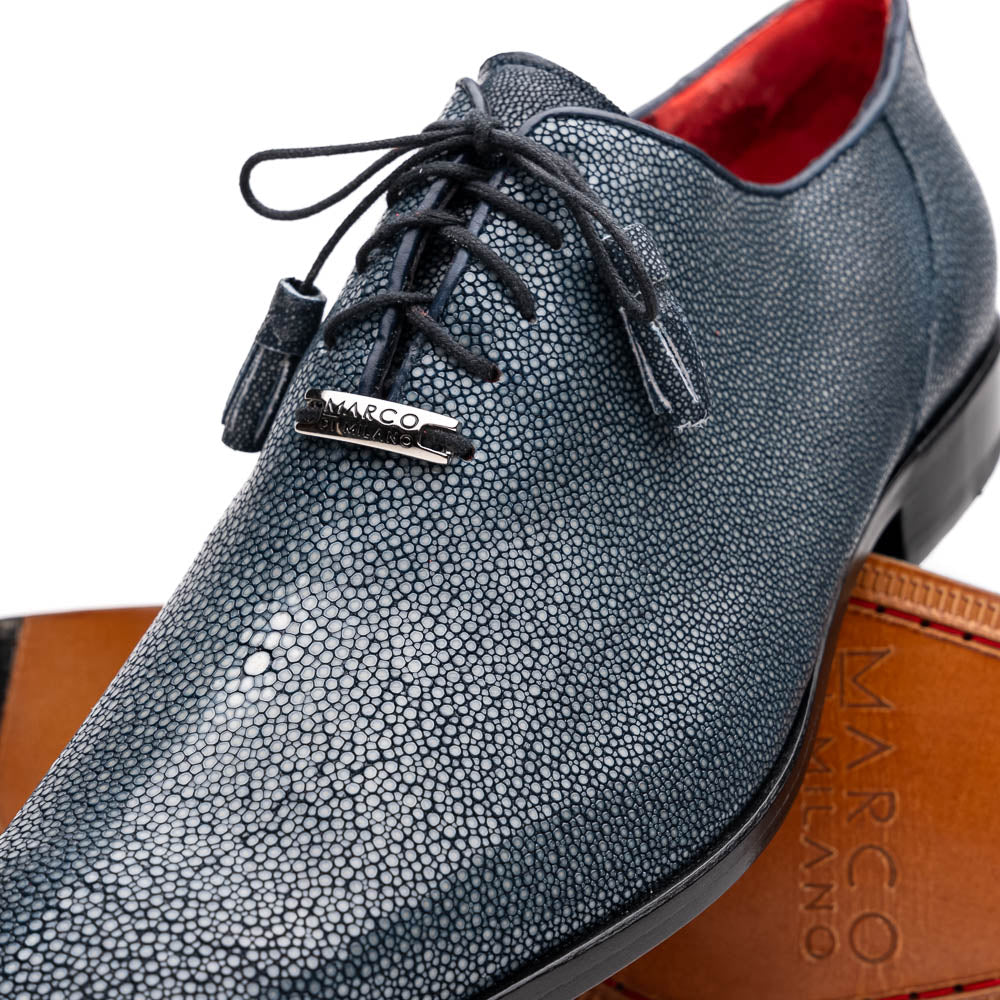 Marco Di Milano Pannuci Stingray Dress Oxfords Navy