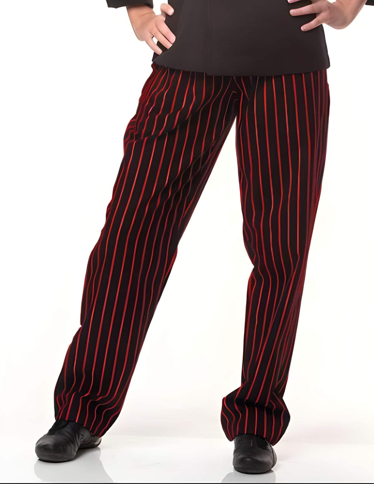 Pants Chalk 1920's Red And White Gangster Stripe Pinstriped Slack