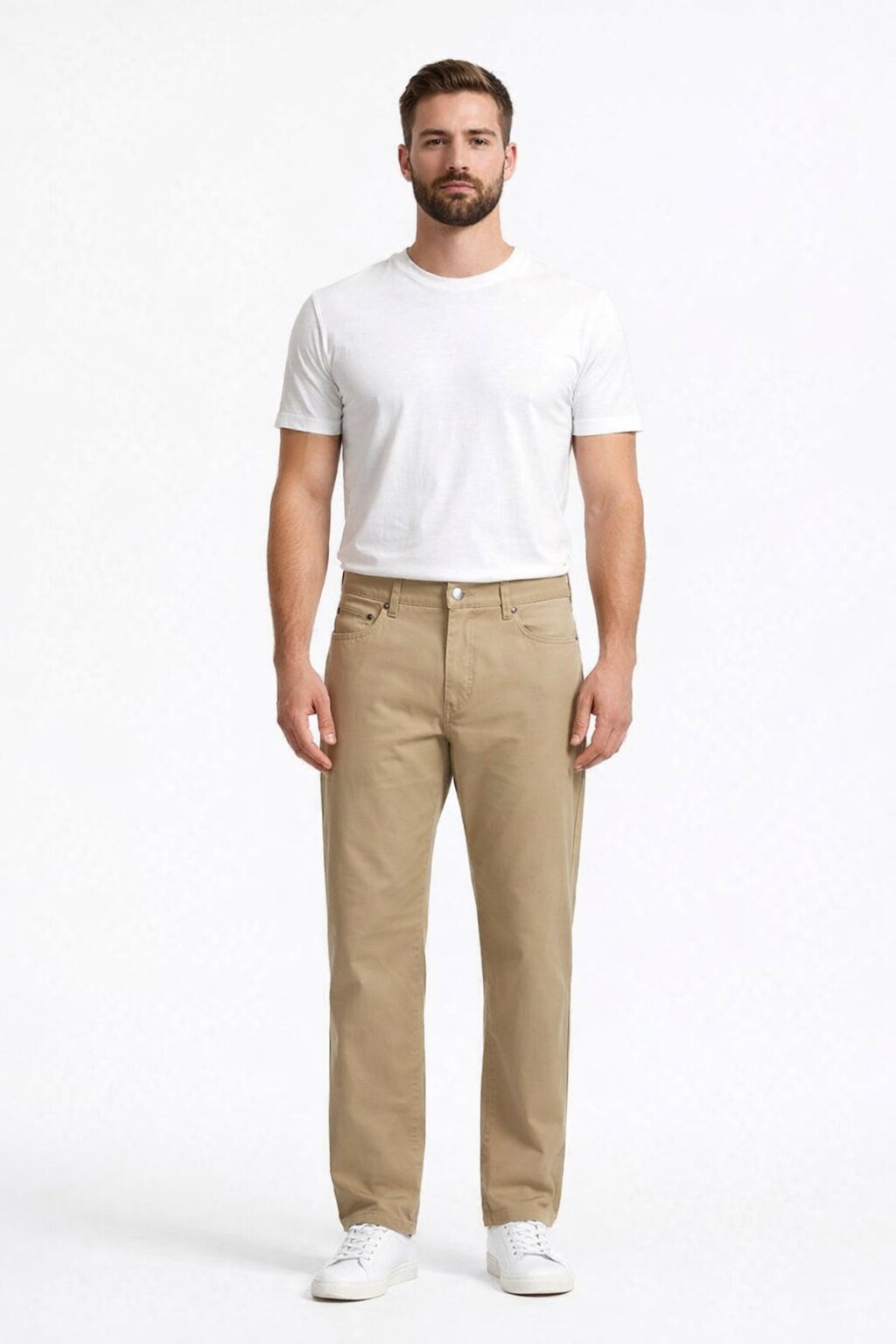 Pelago Khaki Stretch Chino Dress Pants