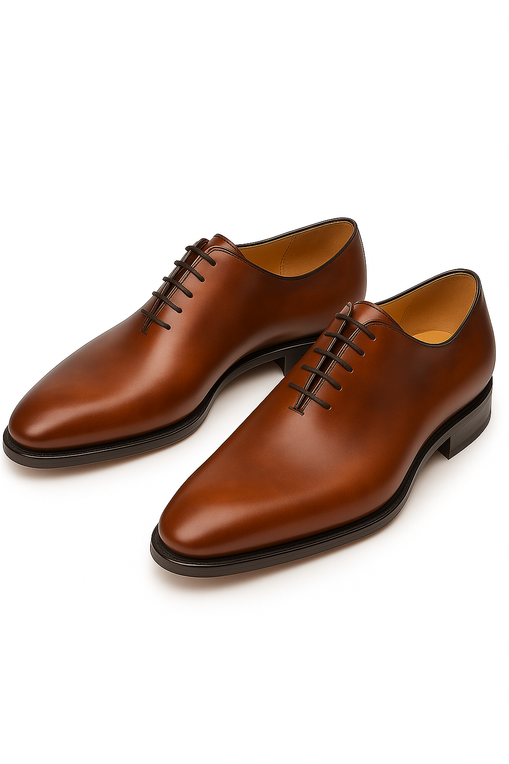 Mezlan Pamplona Calfskin Dress Shoe in Cognac