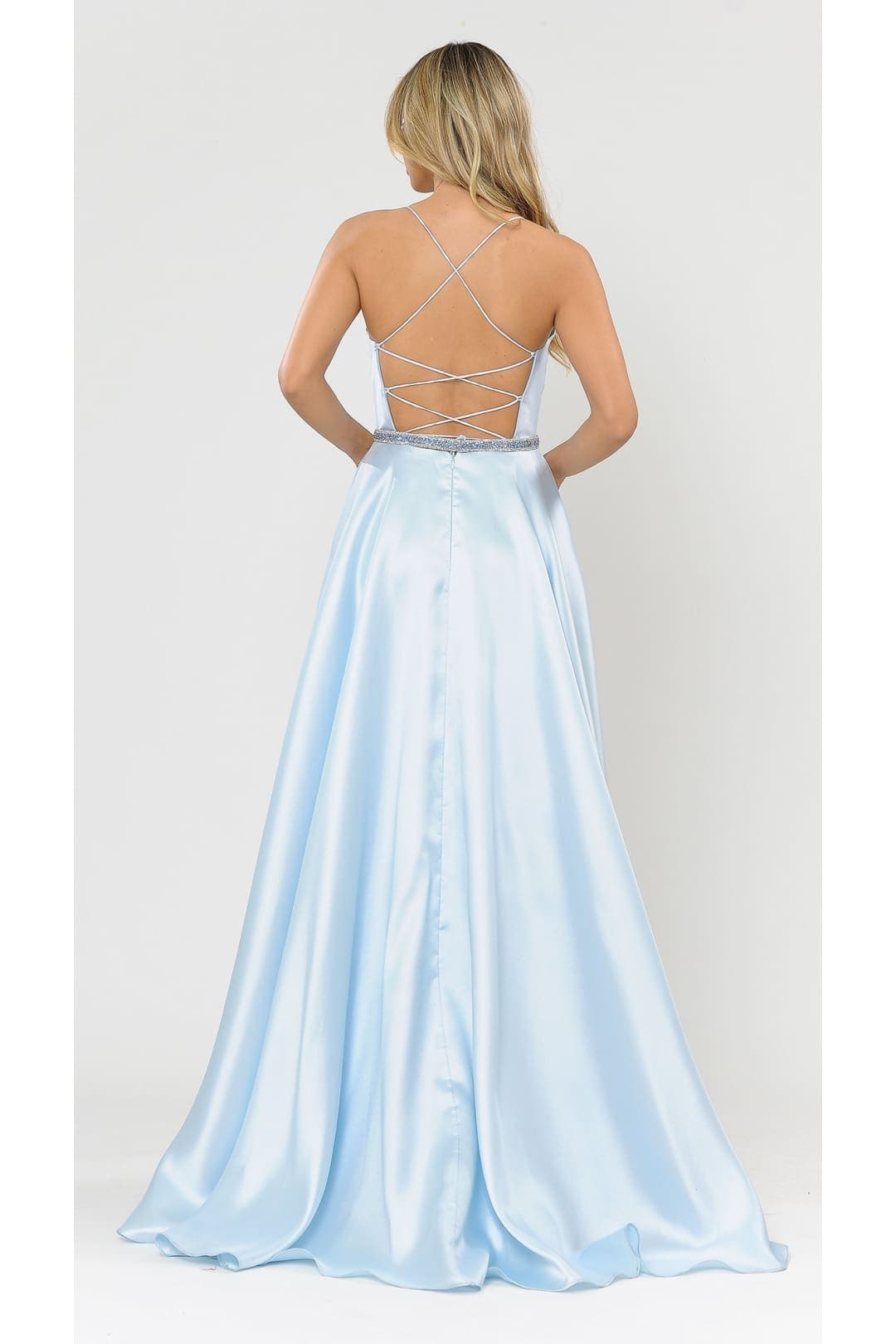 Poly USA 8684 Special Occasion A-Line Formal Prom Dress
