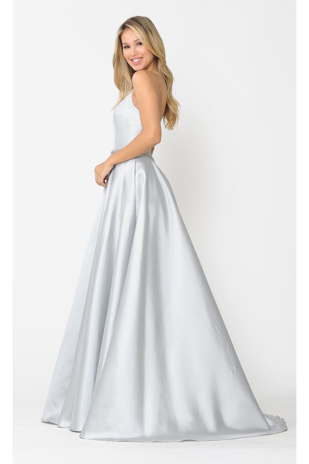 Poly USA 8684 Special Occasion A-Line Formal Prom Dress