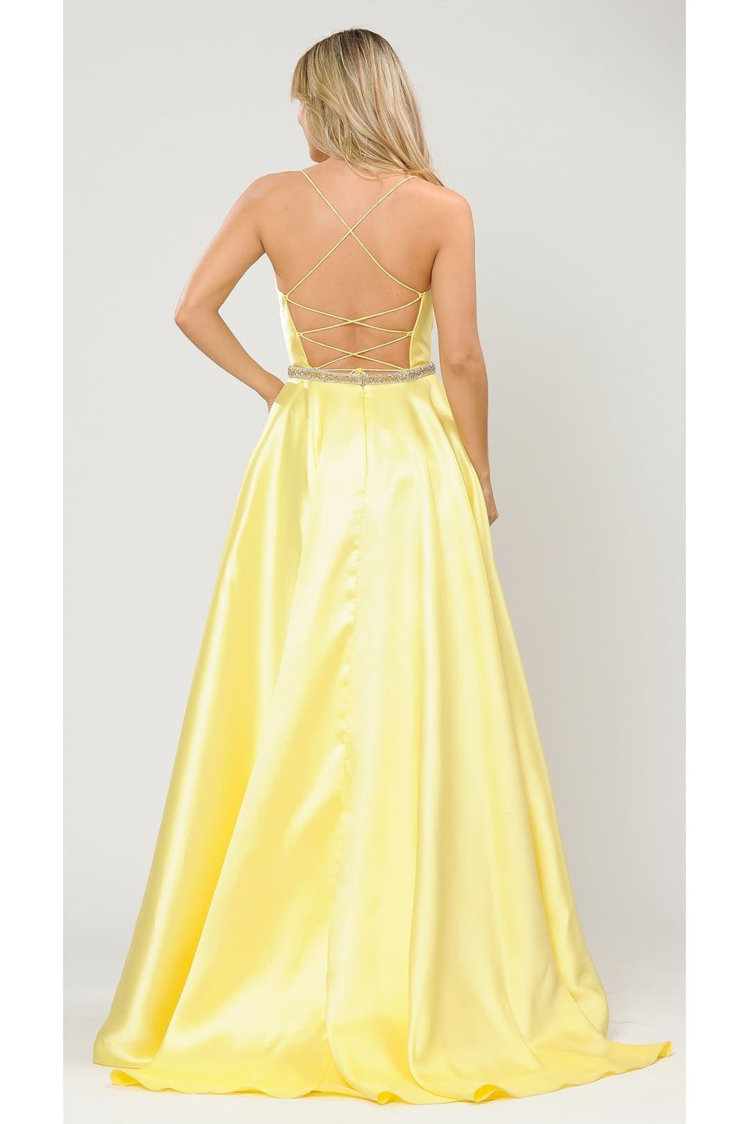 Poly USA 8684 Special Occasion A-Line Formal Prom Dress