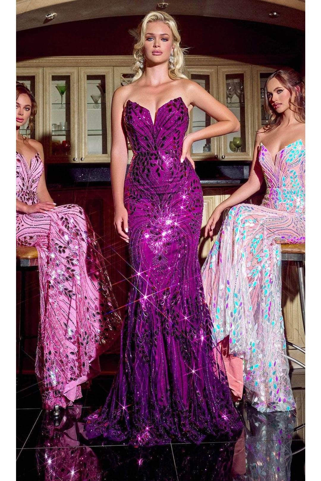 Portia and Scarlett PS24315 - Strapless Mermaid Prom Dress for a Flattering Silhouette