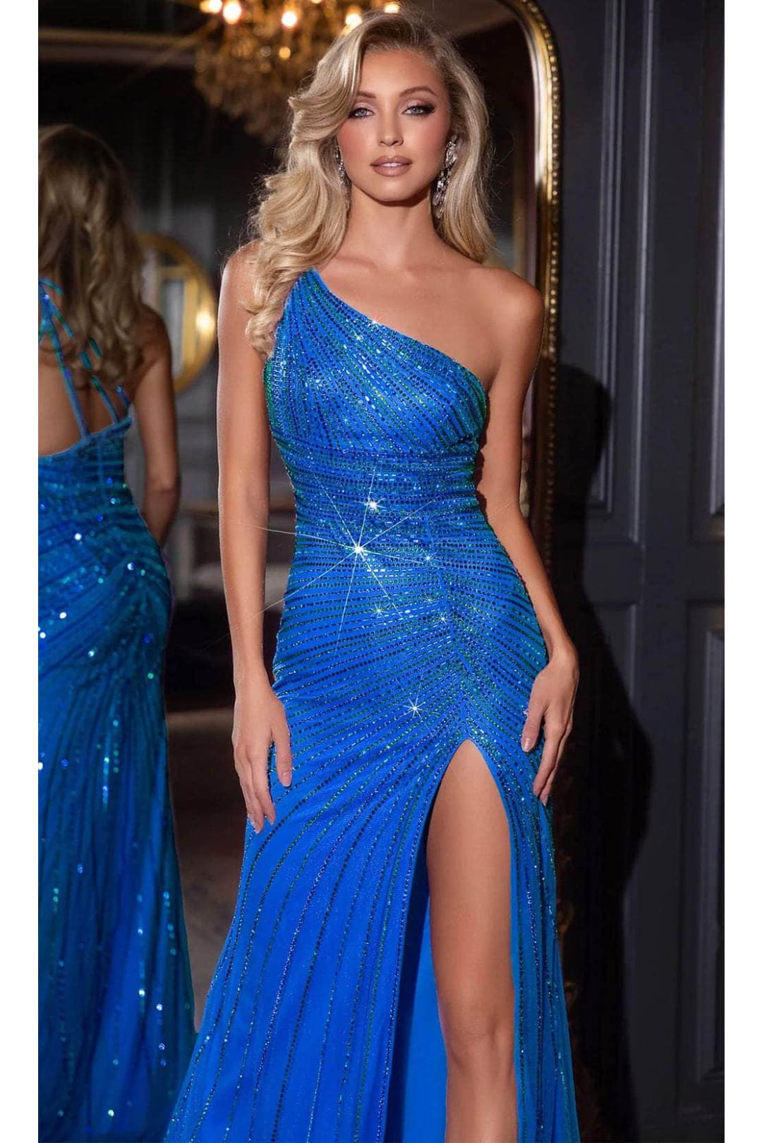 Portia and Scarlett PS25295 - Strappy Back Prom Dress