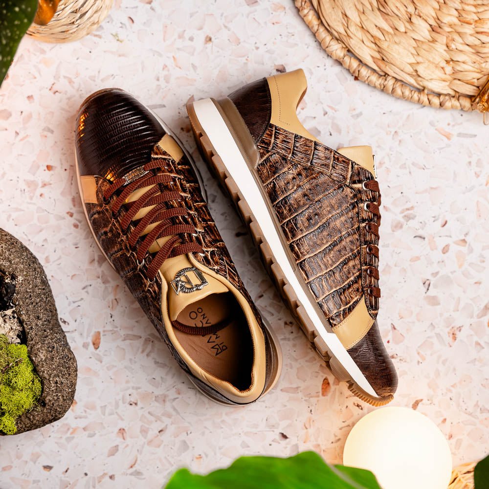 Marco_Di_Milano Portici Orix Brown Leather Dress Shoe