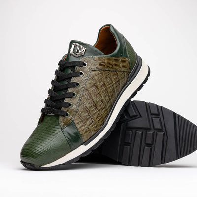 Marco Di Milano Portici - Olive Green Leather Dress Shoe