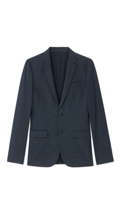 Slim Fit Bi-Stretch Suit Jacket - Navy Fant