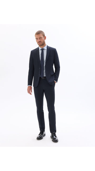 Slim Bi-Stretch Suit Jacket - Navy