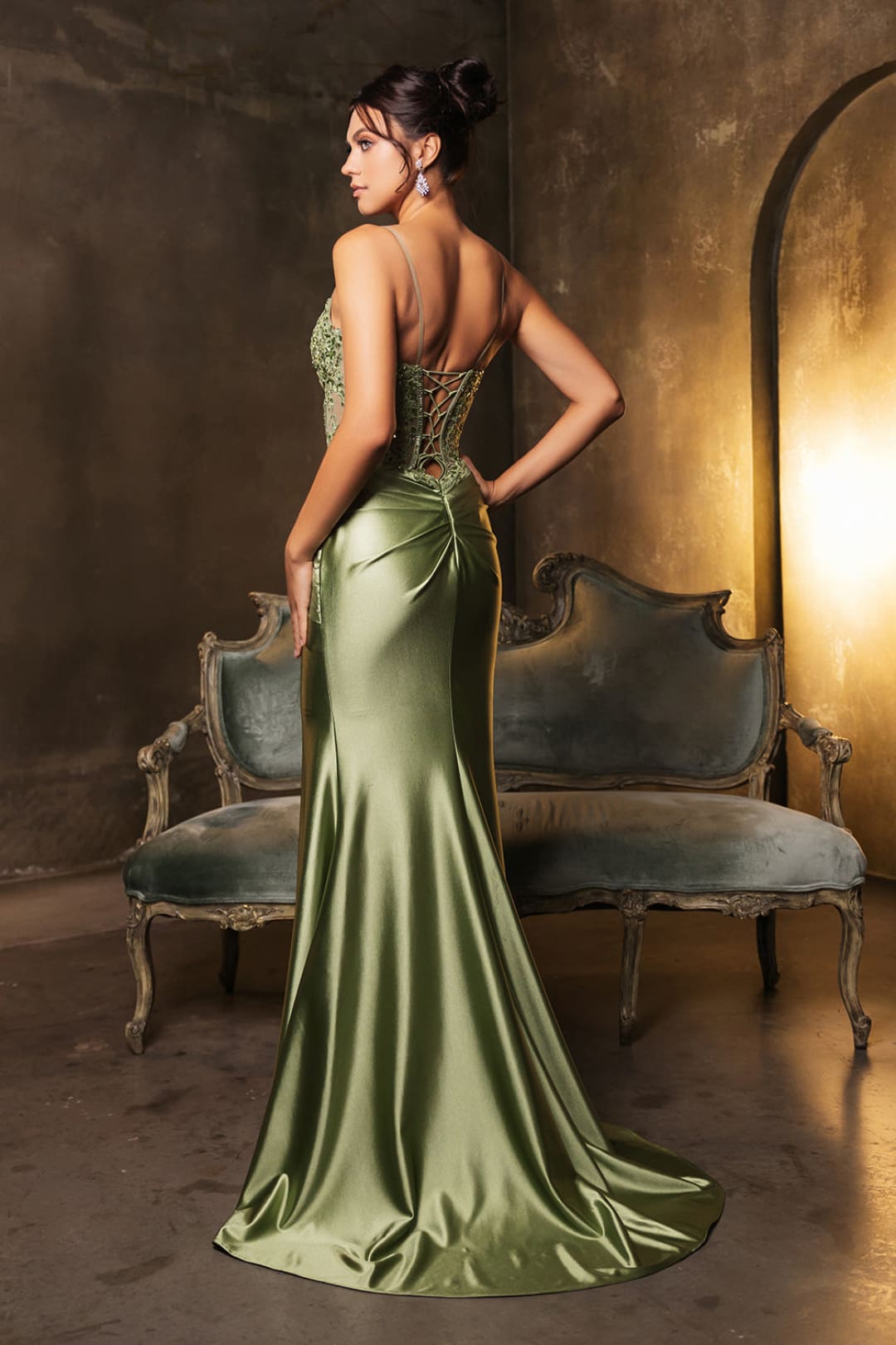 Plus Size Long Evening Gown Maxi Formal Dress for Women By May Queen MQ2139