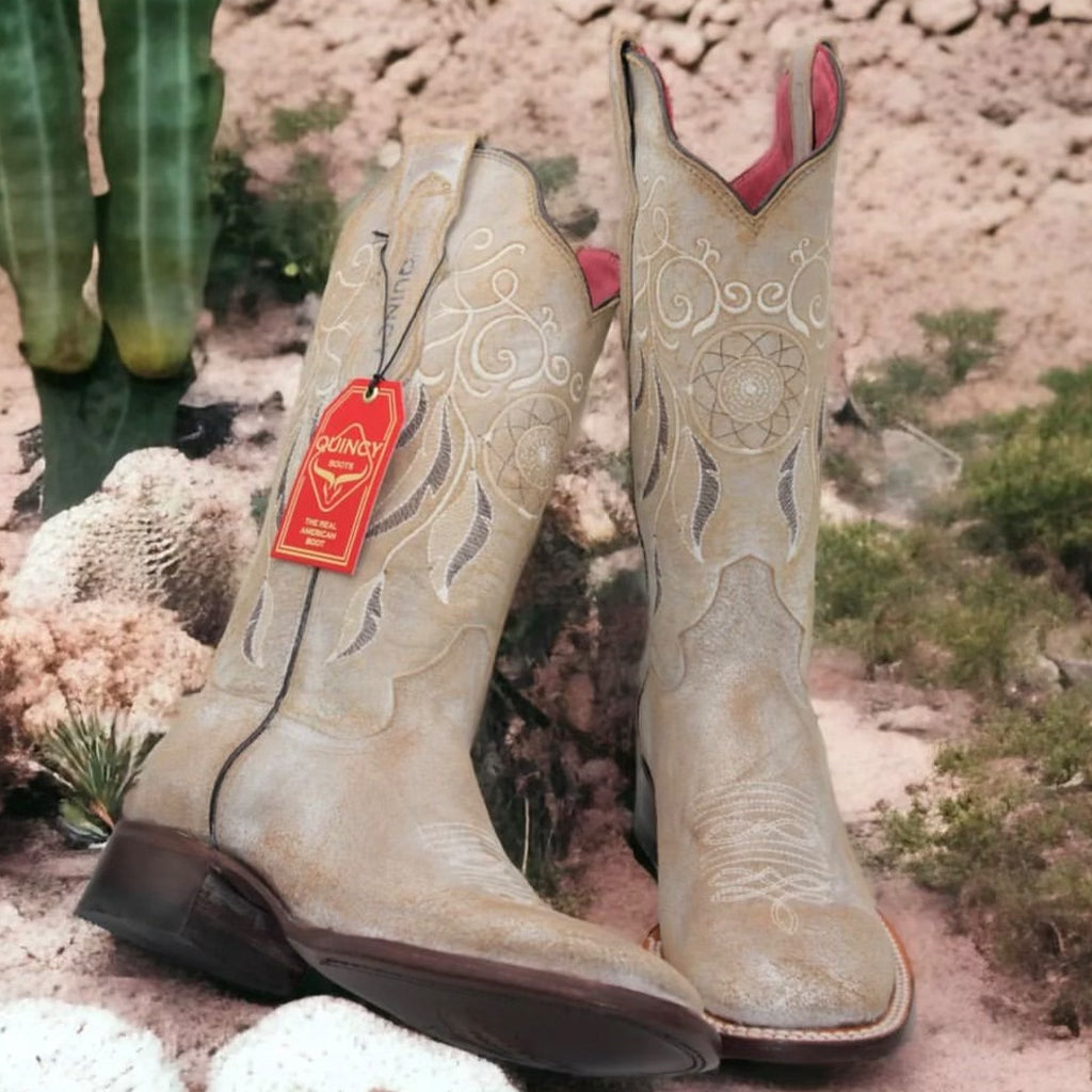 Dream Catcher Square Toe Cowgirl Boots