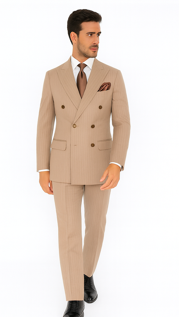Rossi Man ARTHUR RM2320 Double-Breasted Suit – Men’s Formalwear