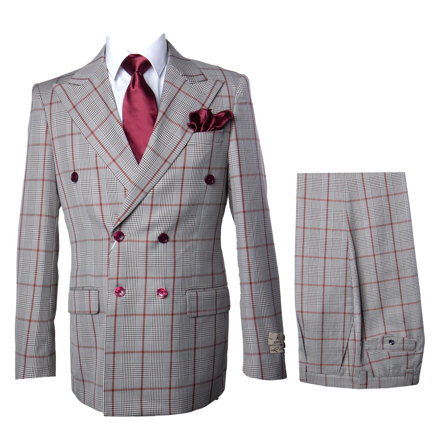 Rossi Man ARTHUR RM2321 Double-Breasted Suit – Classic Men’s Formalwear