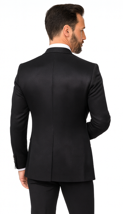 Rossi Man Bond RM1751 Black Slim Fit 3-Piece Suit β Menβs Formalwear