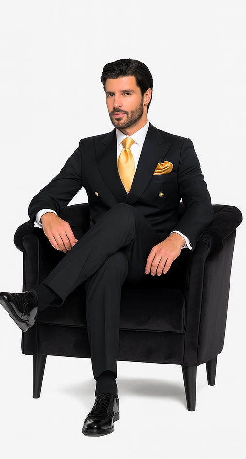 Rossi Man Double-Breasted 2-on-6 Suit – Men's Formalwear