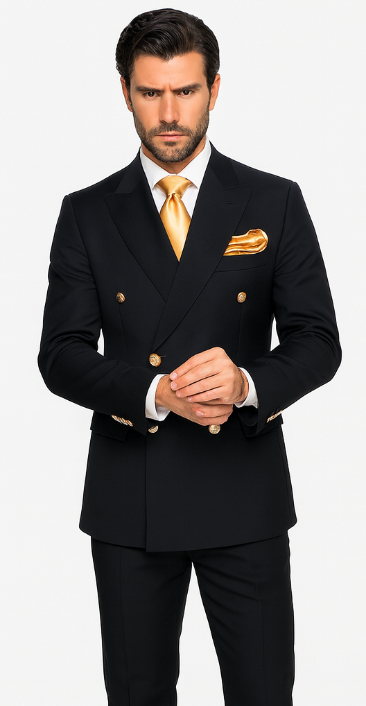 Rossi Man Double-Breasted 2-on-6 Suit – Men's Formalwear