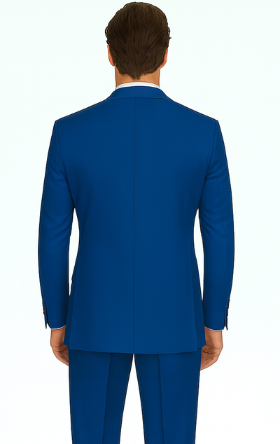 Rossi Man ELI RM110 Royal Blue 3-Piece Suit β Slim Fit Menβs Formalwear