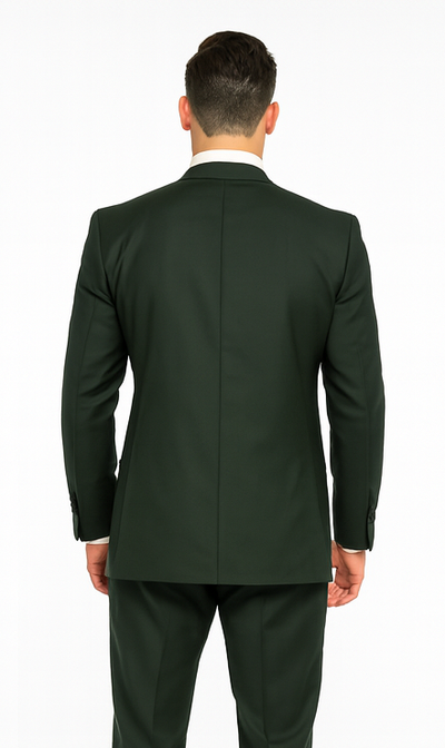 Rossi Man ELI RM117 Hunter Green 3-Piece Suit β Classic Menβs Formalwear