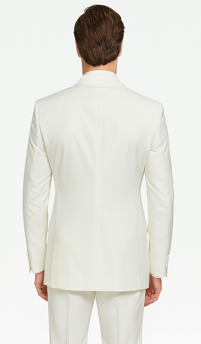 Rossi Man ELI RM202 Winter White 3-Piece Suit β Tailored Menβs Formalwear Set