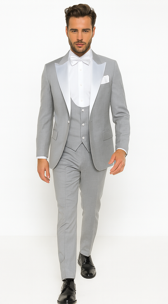 Rossi Man LEO RM1389 Classic Slim Fit Tuxedo for Men – Formalwear for Special Events