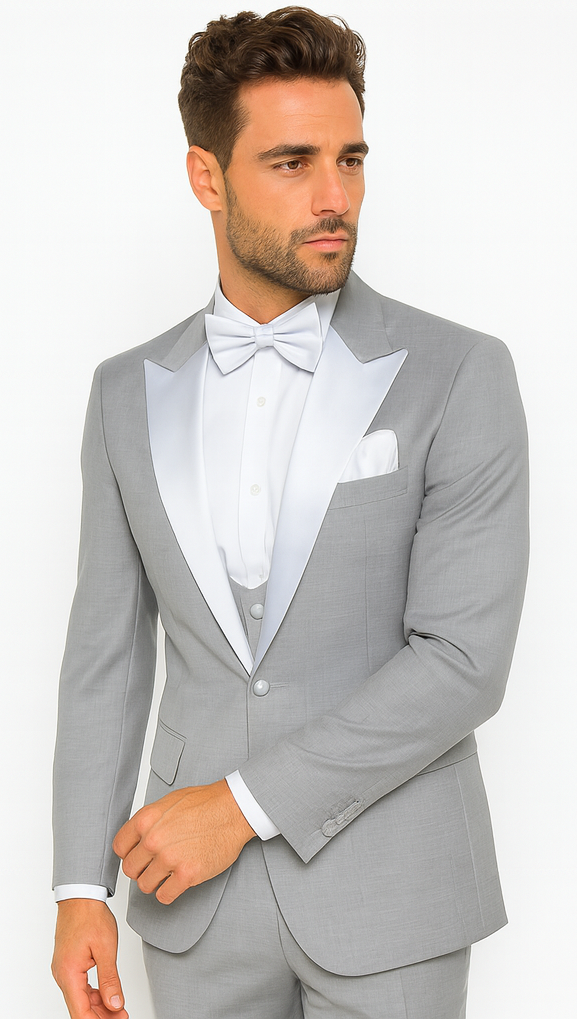 Rossi Man LEO RM1389 Classic Slim Fit Tuxedo for Men – Formalwear for Special Events