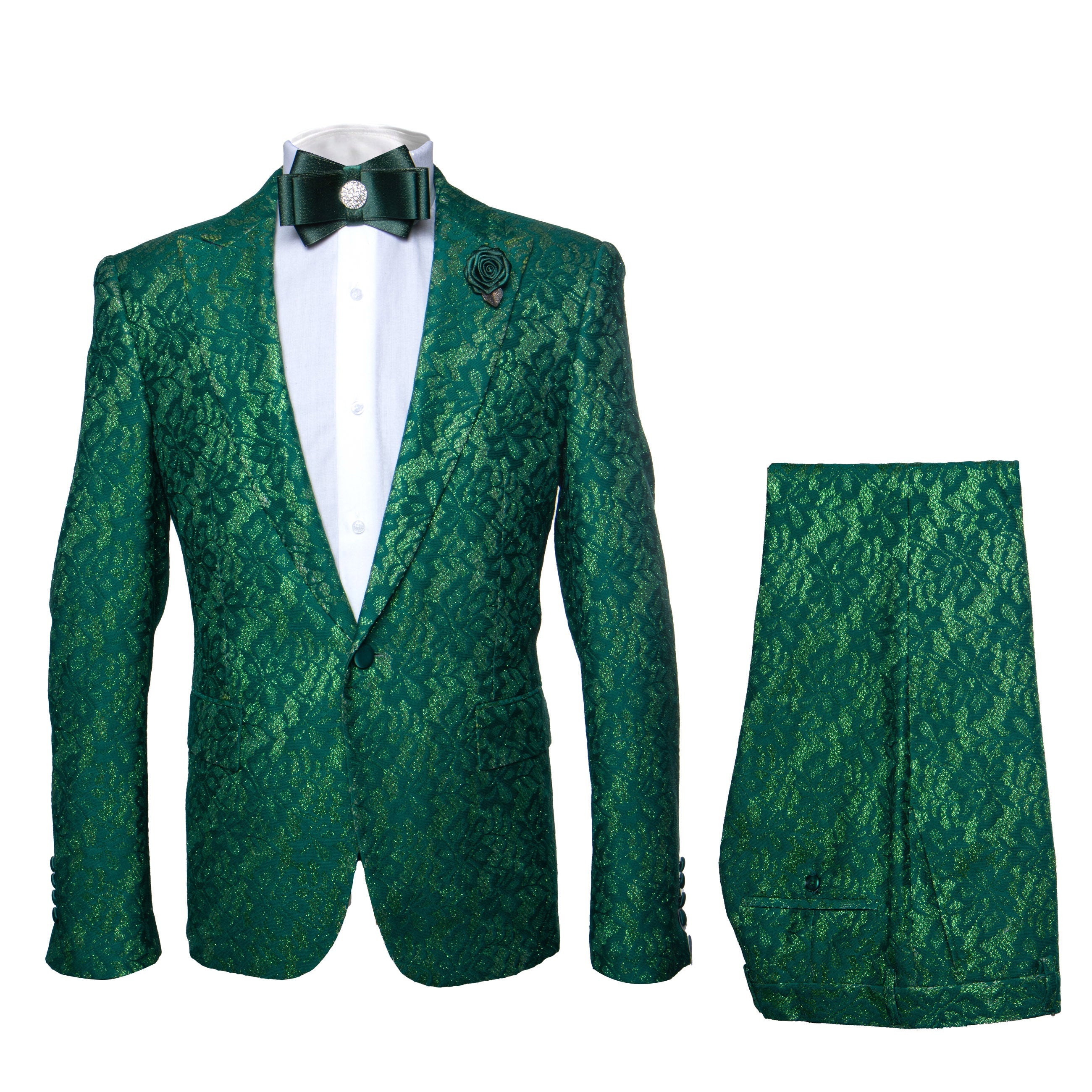 Rossi Man LEO RM1904 Modern Men’s Slim Fit Suit – Formalwear for Special Occasions