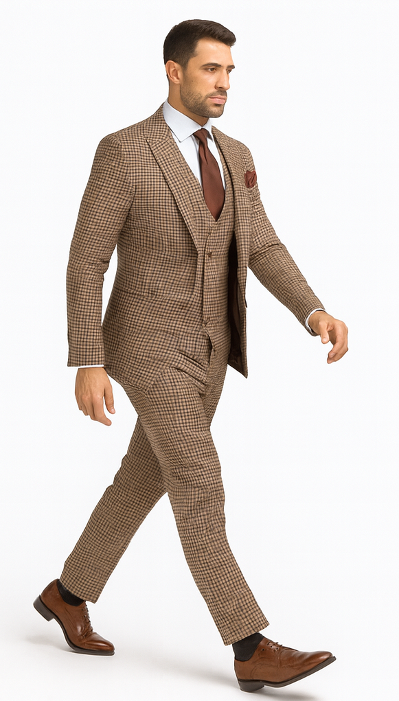 Rossi Man MAX RM1839 Slim Fit 3-Piece Suit – Men’s Formalwear