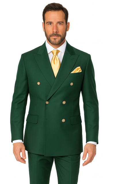 Rossi Man Milano RM1190 Bold Green Slim Fit Suit β Modern Menβs Formalwear