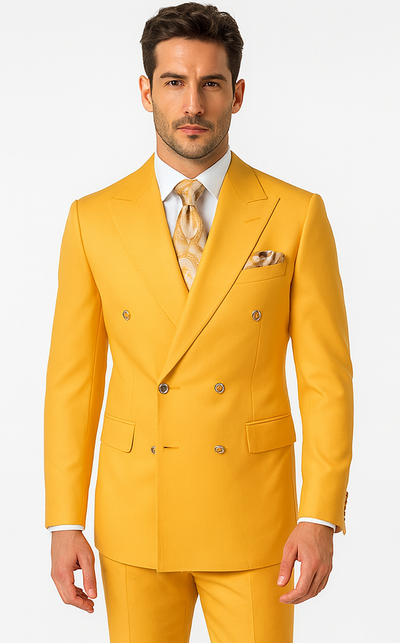 Rossi Man Milano RM1772 Menβs Tailored 3-Piece Suit β Formalwear Set