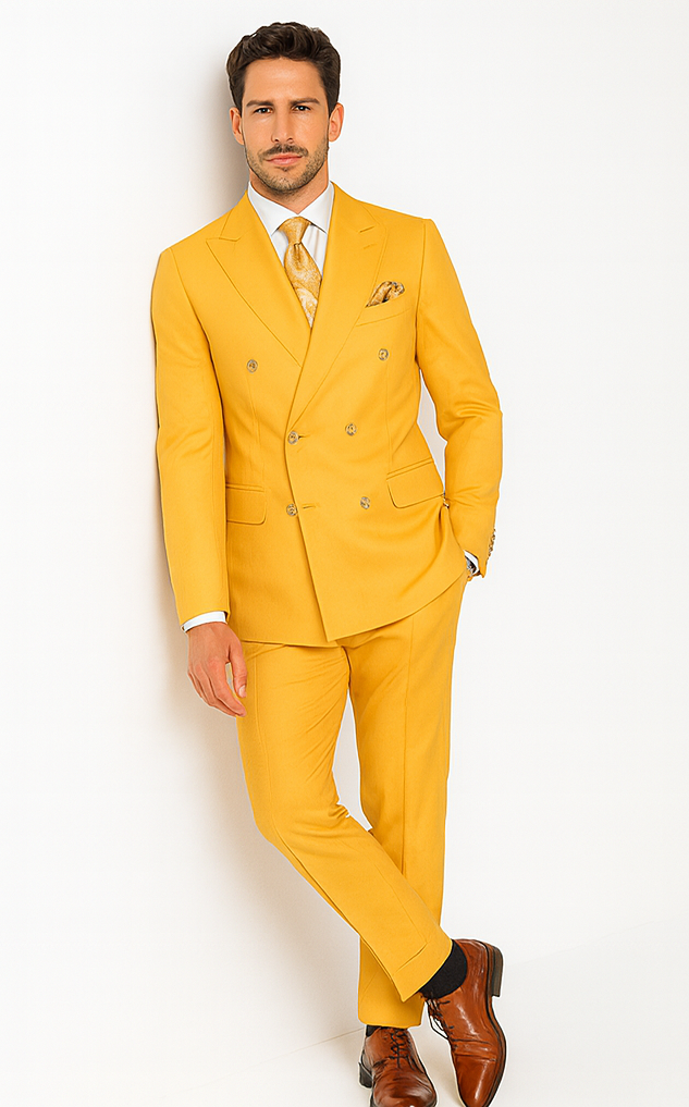 Rossi Man Milano RM1772 Men’s Tailored 3-Piece Suit – Formalwear Set
