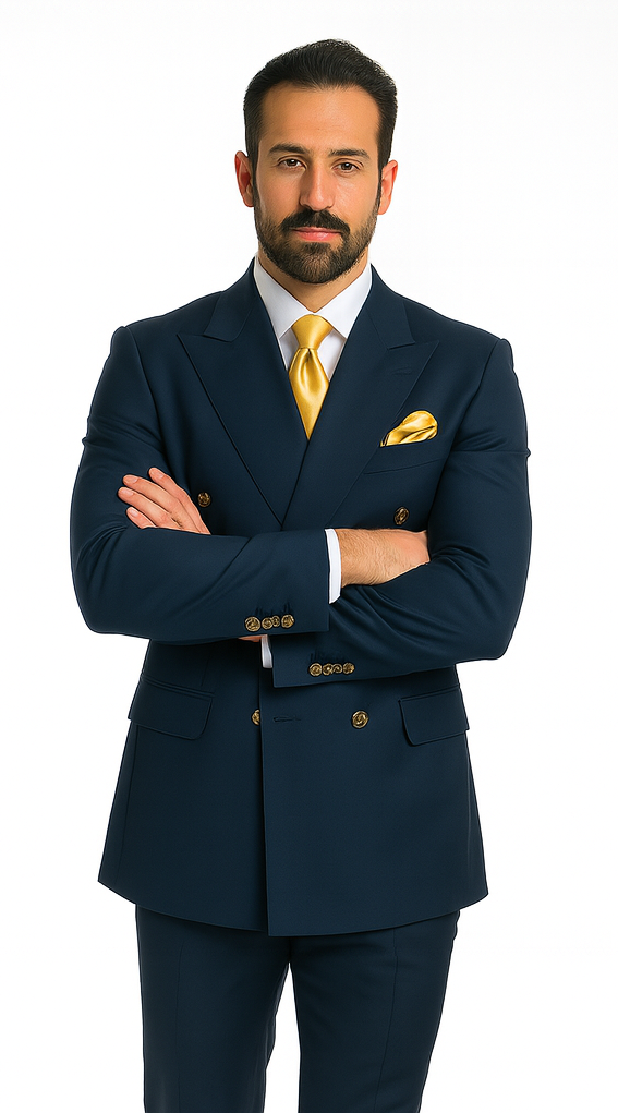 Rossi Man Milano RM1773 – Men’s Slim Fit Suit - Elegant Modern Formalwear for Every Occasion