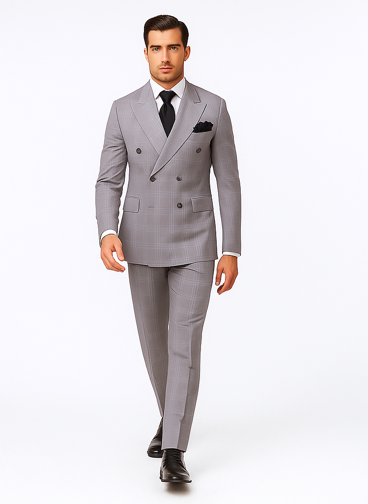 Rossi Man Milano RM1796 – Classic Men’s Suit for Timeless Style - Tailored Fit Dress Suit