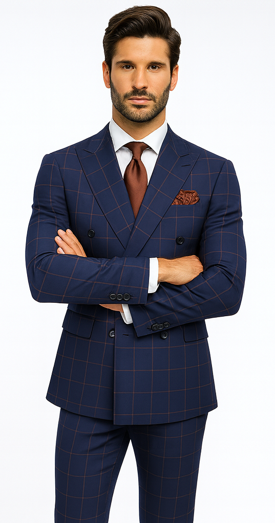 Rossi Man Milano RM1831 – Classic Tailored Men’s Suit - Elegant Formal Wear
